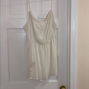 White off the shoulder dress